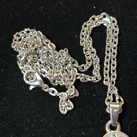 Silver tone death head moth necklace - Picture 4 of 4